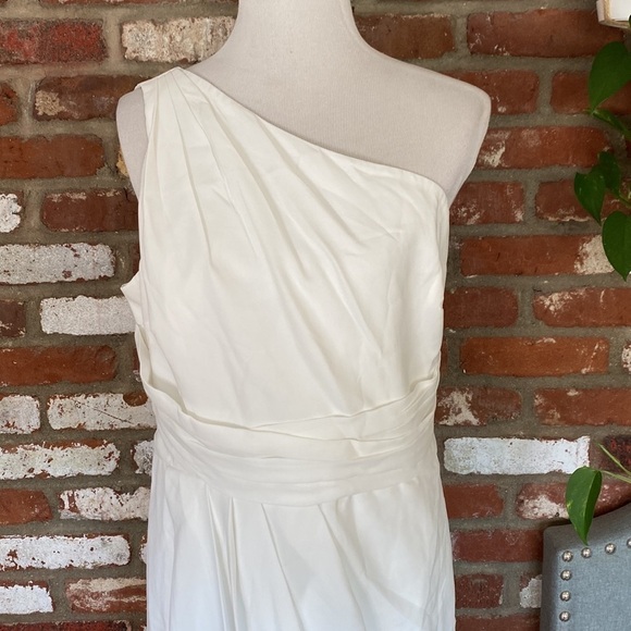 CITY CHIC One Shoulder True Love Dress - ivory Size 16 NWT - Picture 6 of 10